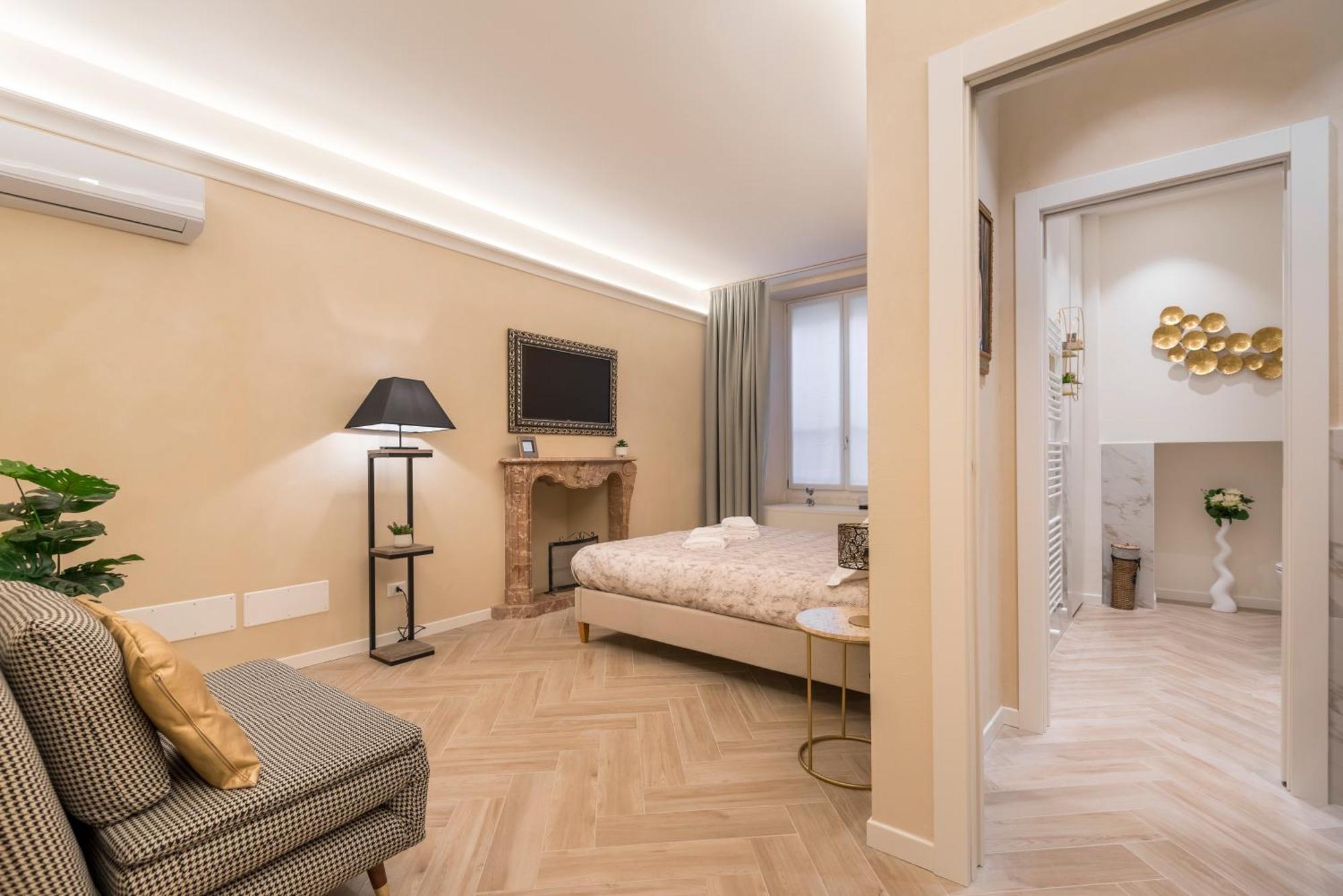 Golden Chic - Citta Alta Lägenhet Bergamo Rum bild